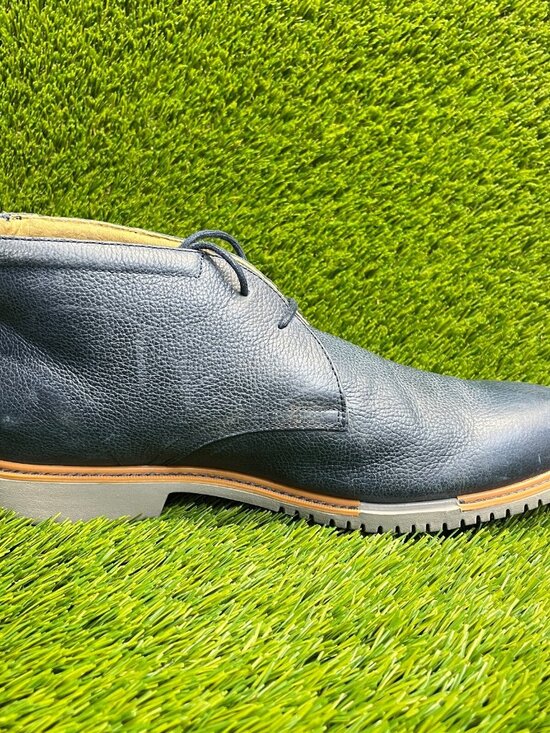Cole Haan Grand OS Great Jones Mens Size 12M Blue Casual Leather Chukka Boots main image 4